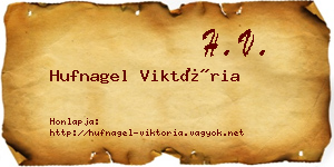 Hufnagel Viktória névjegykártya